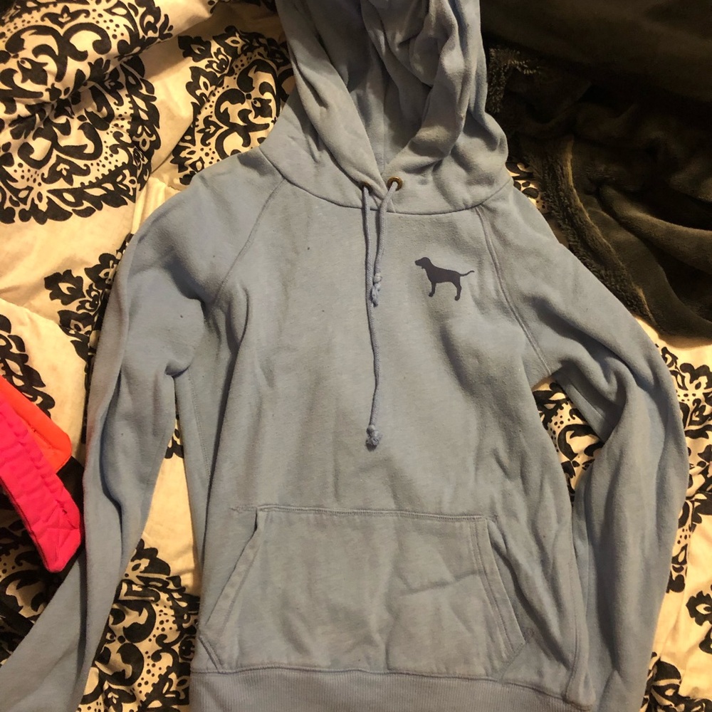 Blue Victoria Secret Pink Sweatshirt